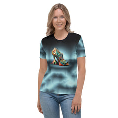 Vortex Vision Futuristic Shoes Women's All-Over Print T-Shirt - Beyond T-shirts