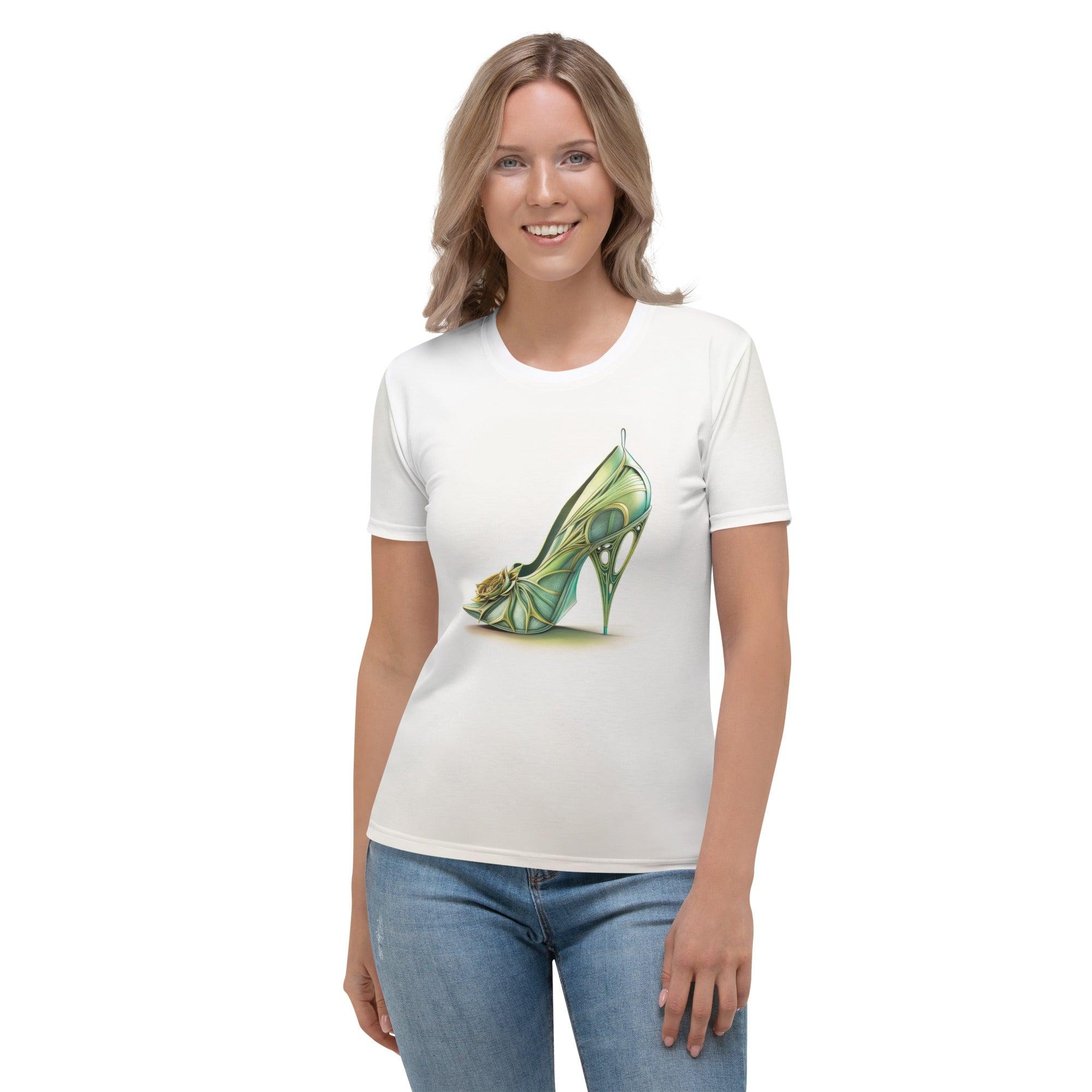 Pulsar Pulse Futuristic Shoes Women's All-Over Print Tee - Beyond T-shirts