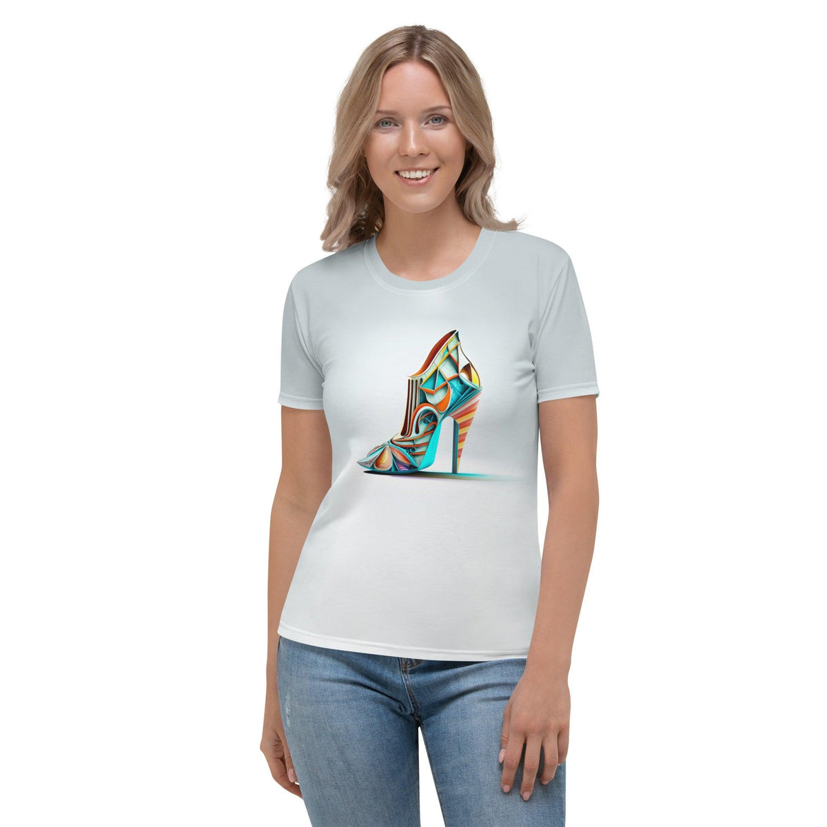 Infinity Sole Futuristic Shoes Women's All-Over Print T-Shirt - Beyond T-shirts