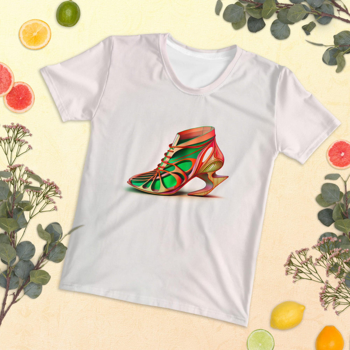 Fusion Flux Futuristic Shoes Women's All-Over Print T-Shirt - Beyond T-shirts