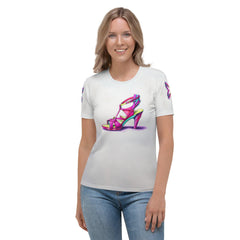 Quantum Impressions Futuristic Shoes Women's All-Over Print Tee - Beyond T-shirts