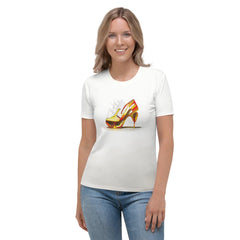 Quantum Luminance Futuristic Shoes Women's All-Over Print Tee - Beyond T-shirts