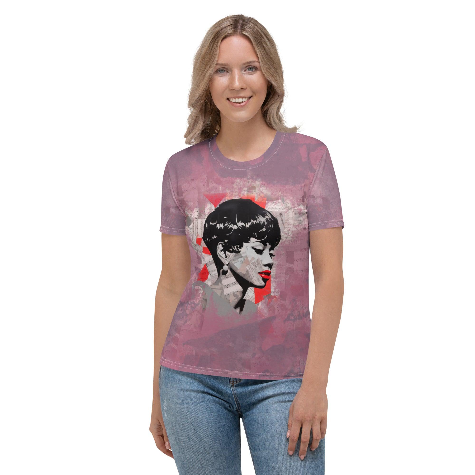 Melodic Impressions Women's Music Inspired Crew Neck T-Shirt