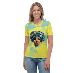 Vintage Vinyl Grooves Women's Crew Neck T-Shirts