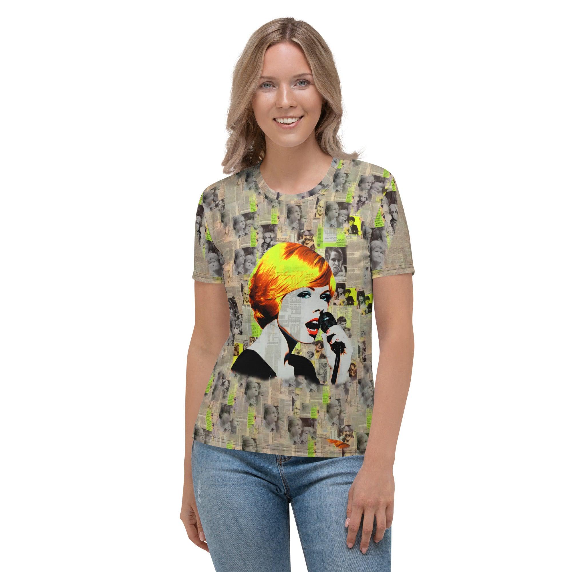 Soulful Jazz Serenade Women's Crew Neck T-Shirts - Beyond T-shirts