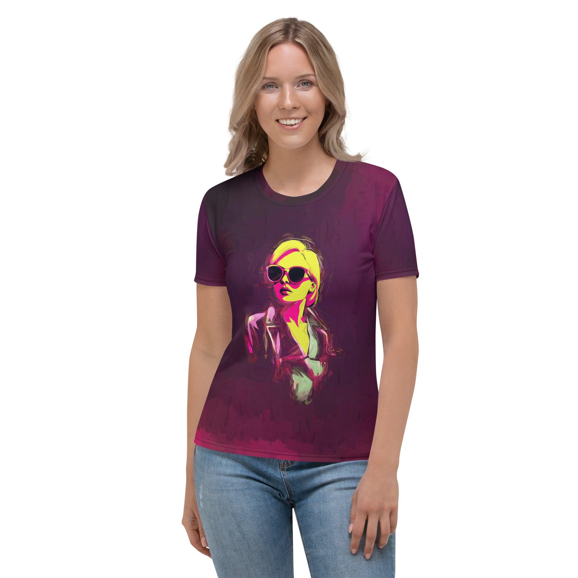 Artistic Expression Women's All-Over Print Crew Neck T-Shirt - Beyond T-shirts