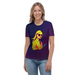 Bohemian Rhapsody Women's All-Over Print Crew Neck T-Shirt - Beyond T-shirts