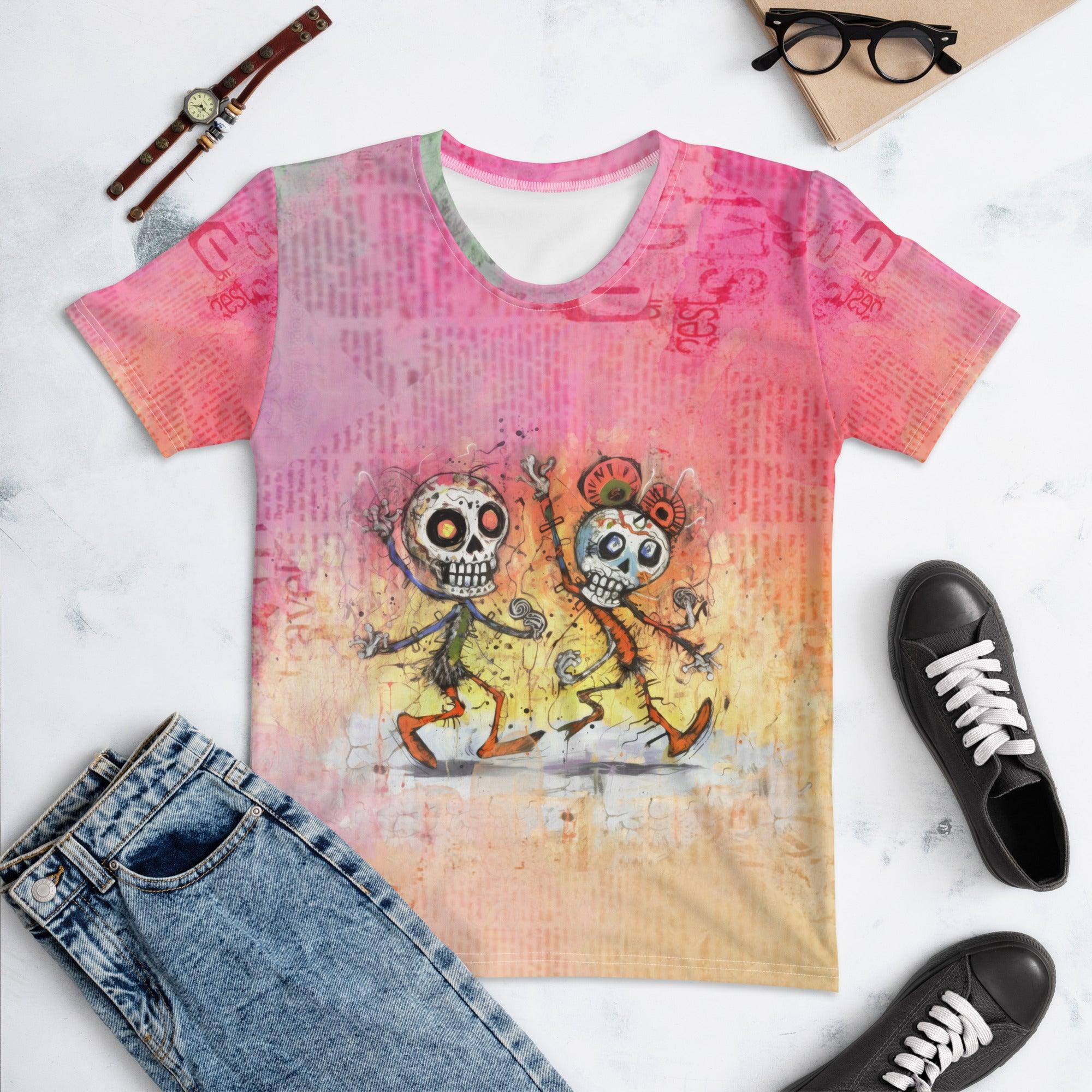 Fashionable Halloween Sketch Tee - Beyond T-shirts