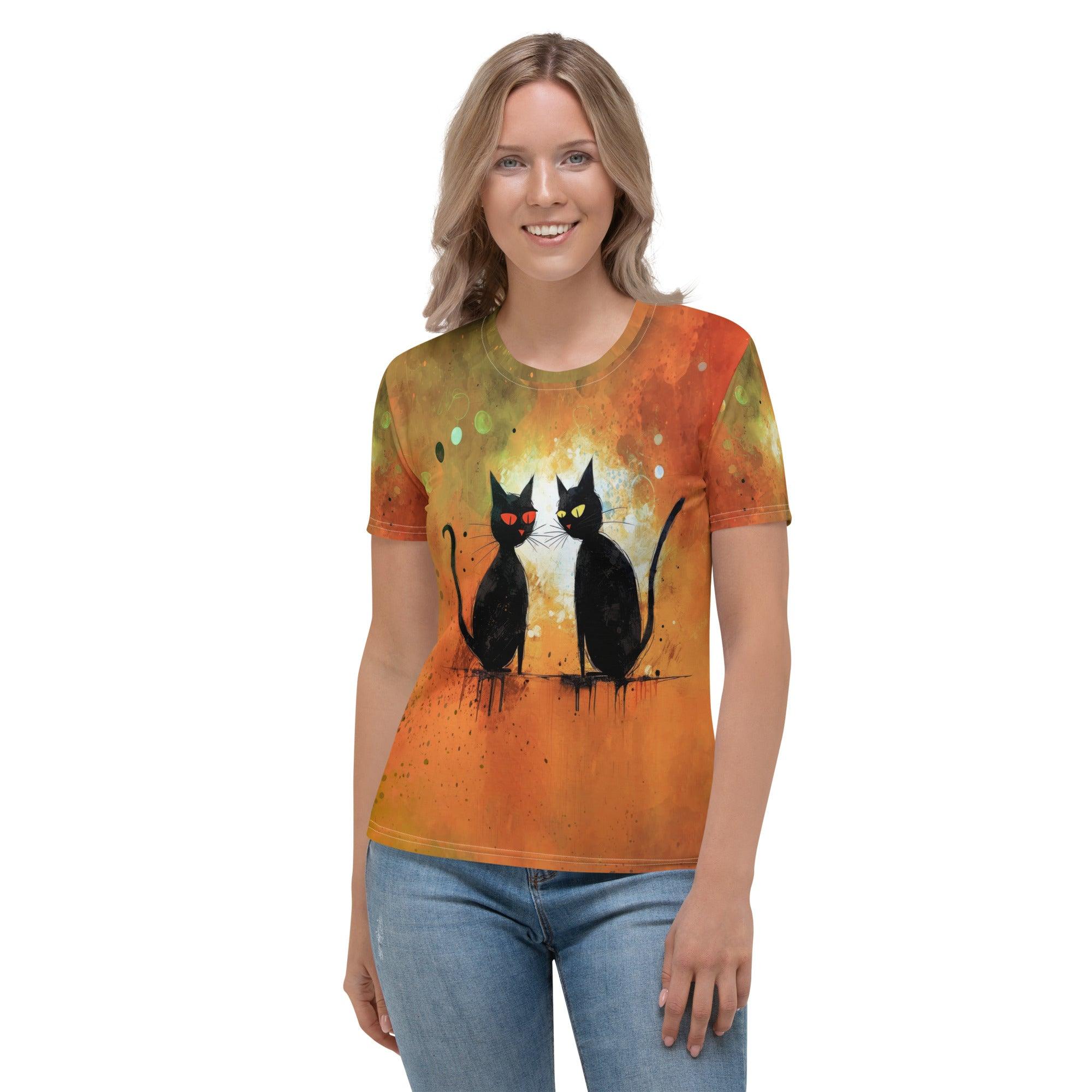 Spooky Night Halloween Women's Crew Neck T-Shirt - Beyond T-shirts