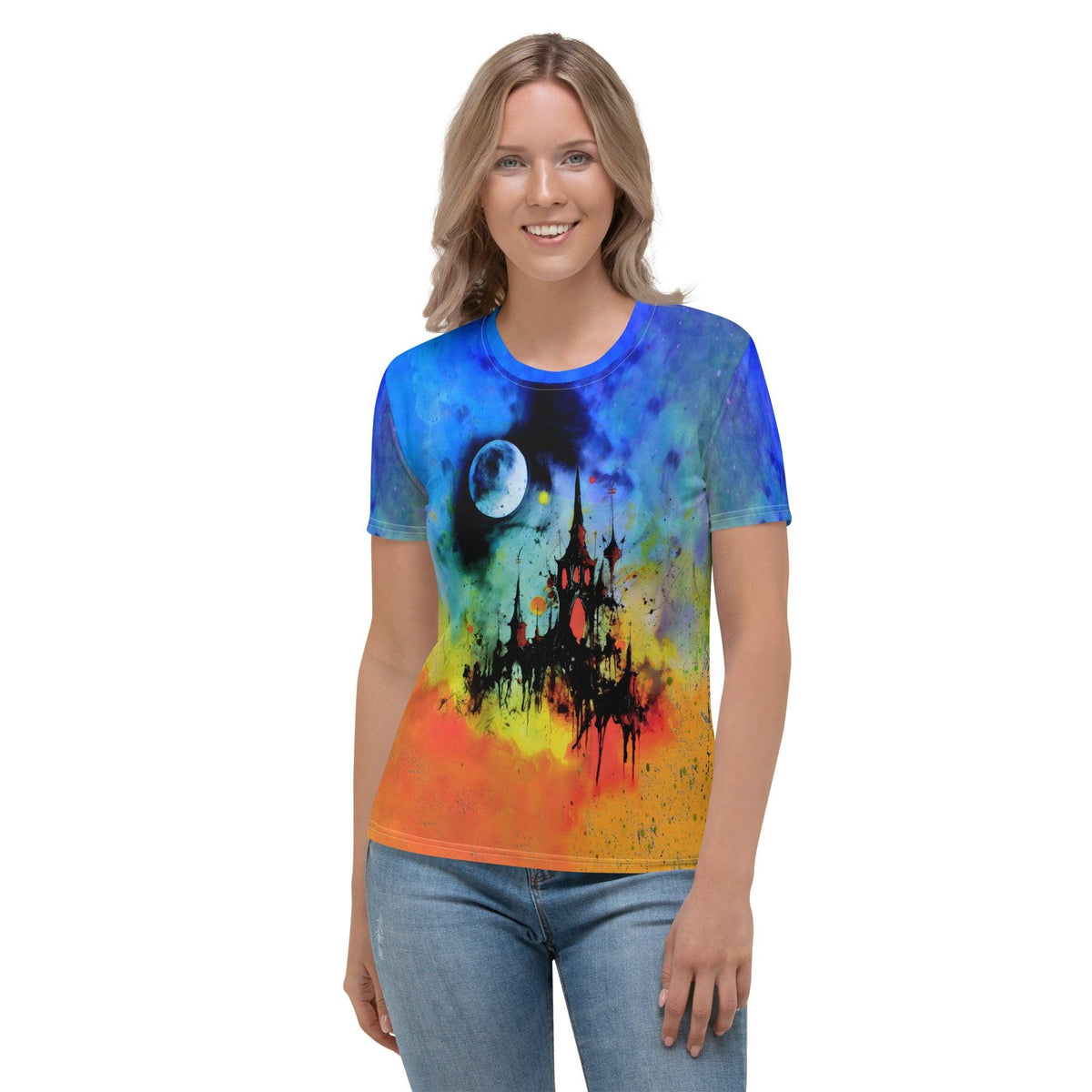 Haunted House Adventure Women's Crew Neck T-Shirt - Beyond T-shirts