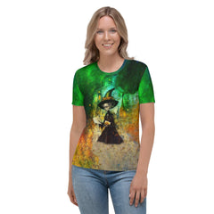 Bats In The Belfry Halloween Women's Crew Neck T-Shirt - Beyond T-shirts