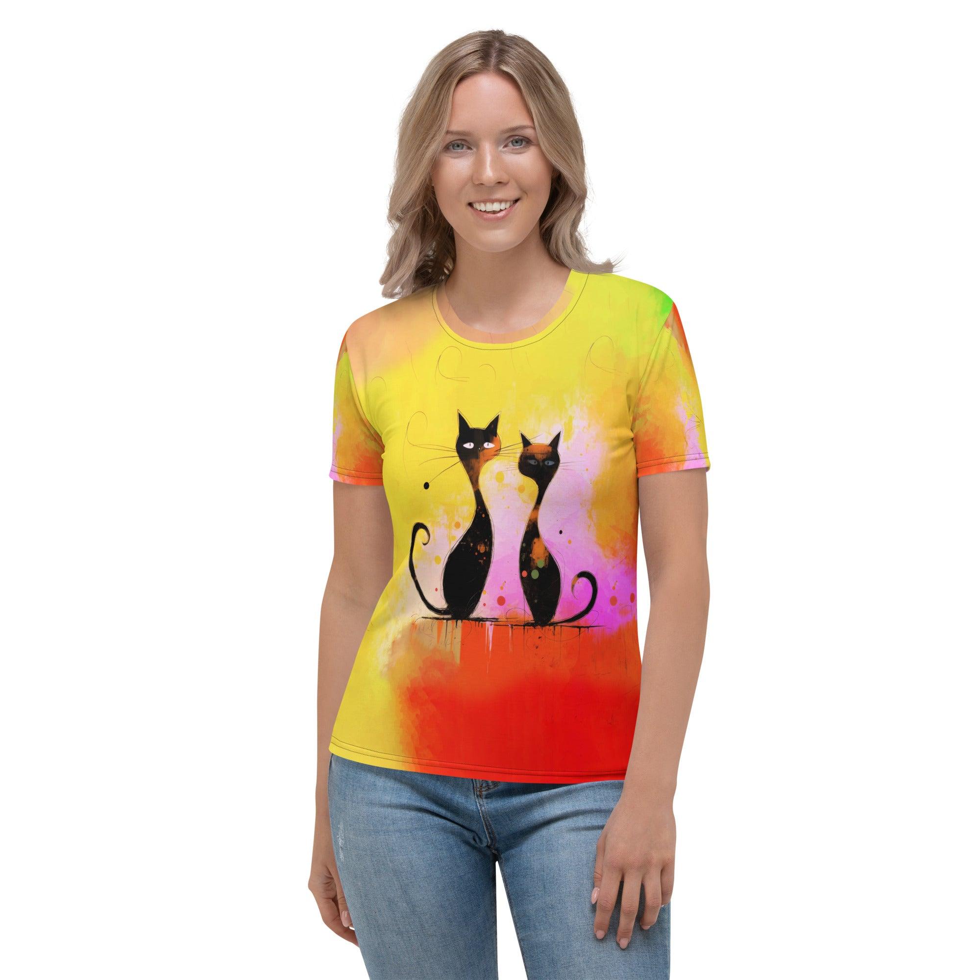 Cauldron Of Cuteness Halloween Women's Crew Neck T-Shirt - Beyond T-shirts