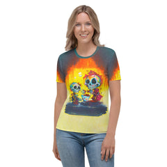 Haunted House Adventure Women's Crew Neck T-Shirt - Beyond T-shirts