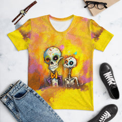 Full Moon Frights Halloween Women's Crew Neck T-Shirt - Beyond T-shirts