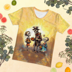 Halloween Magic All-Over Print Women's Crew Neck T-Shirt - Beyond T-shirts