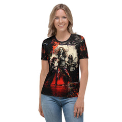 Urban Groove All-Over Print Women's Crew Neck T-Shirt - Beyond T-shirts