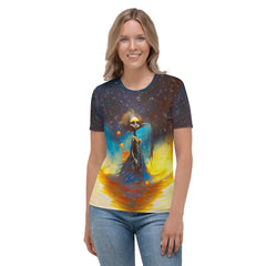 Creepy Carnival All-Over Print Women's Crew Neck T-Shirt - Beyond T-shirts