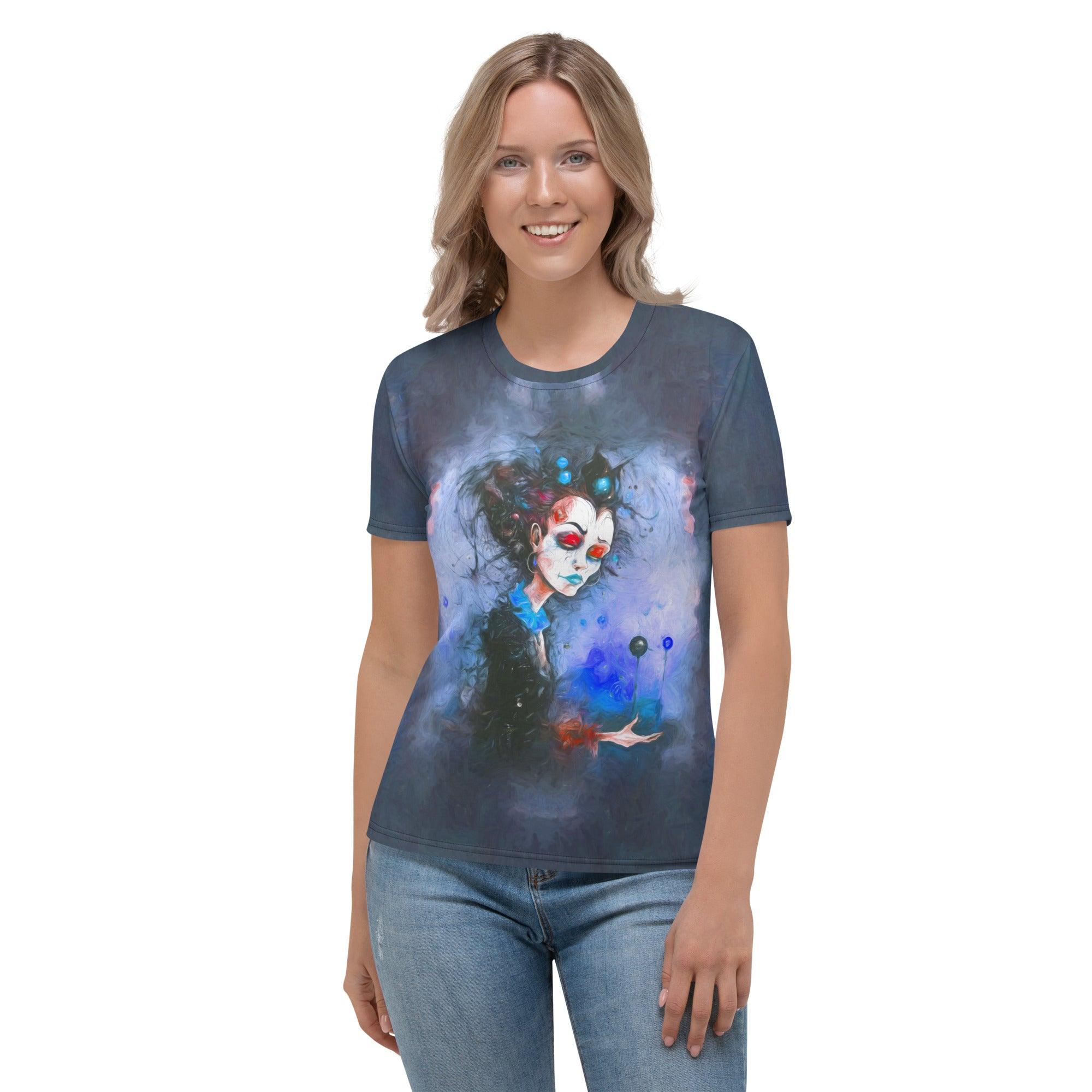 Vampire's Kiss All-Over Print Women's Crew Neck T-Shirt - Beyond T-shirts