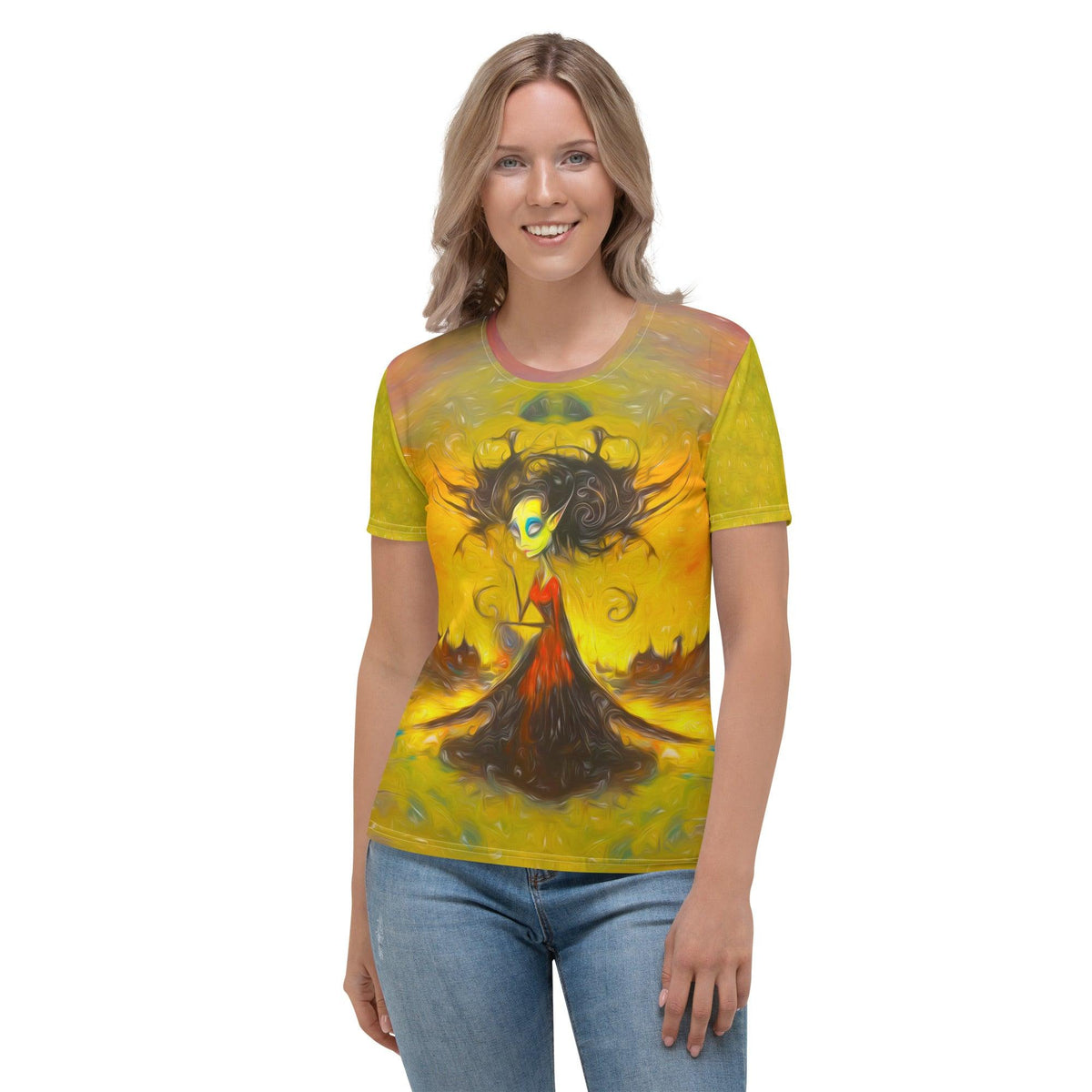 Hocus Pocus All-Over Print Women's Crew Neck T-Shirt - Beyond T-shirts