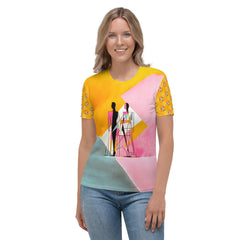 Urban Couture All-Over Print Women's Crew Neck T-Shirt - Beyond T-shirts