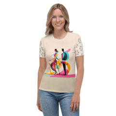 Abstract Ambition All-Over Print Women's Crew Neck T-Shirt - Beyond T-shirts