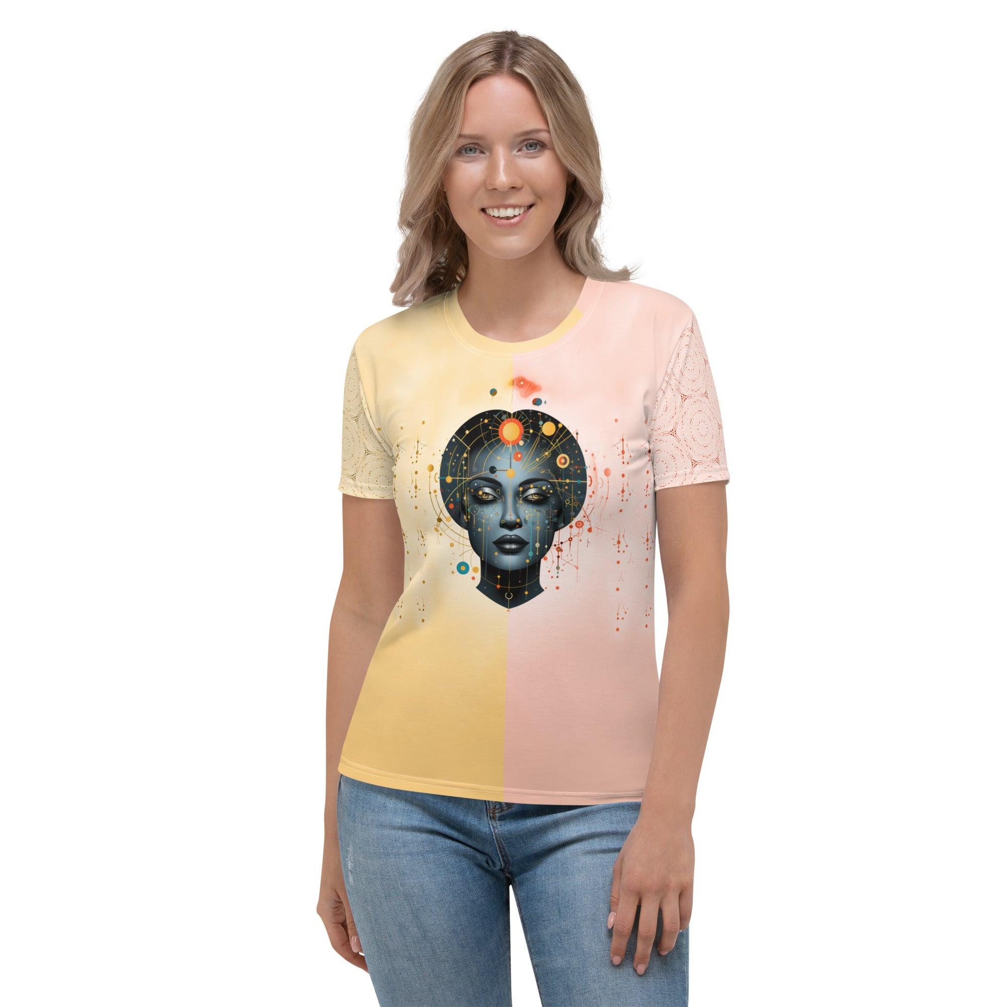 Abstract Beauty in Diversity All-Over Women's Crew Neck - Beyond T-shirts