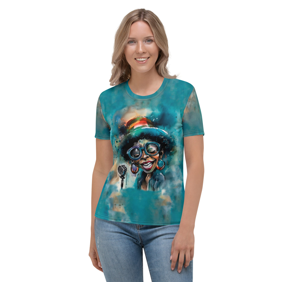 Melodic Marvel Caricature Crew Neck T-Shirt