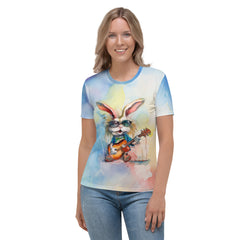 Playful Profiles Caricature Crew Neck T-Shirt