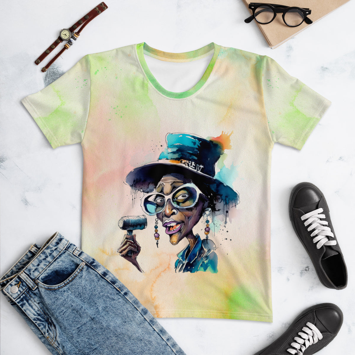 Vocal Vexations Caricature Crew Neck Tee