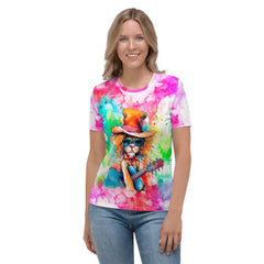 Classical Chuckles Caricature Crew Neck T-Shirt