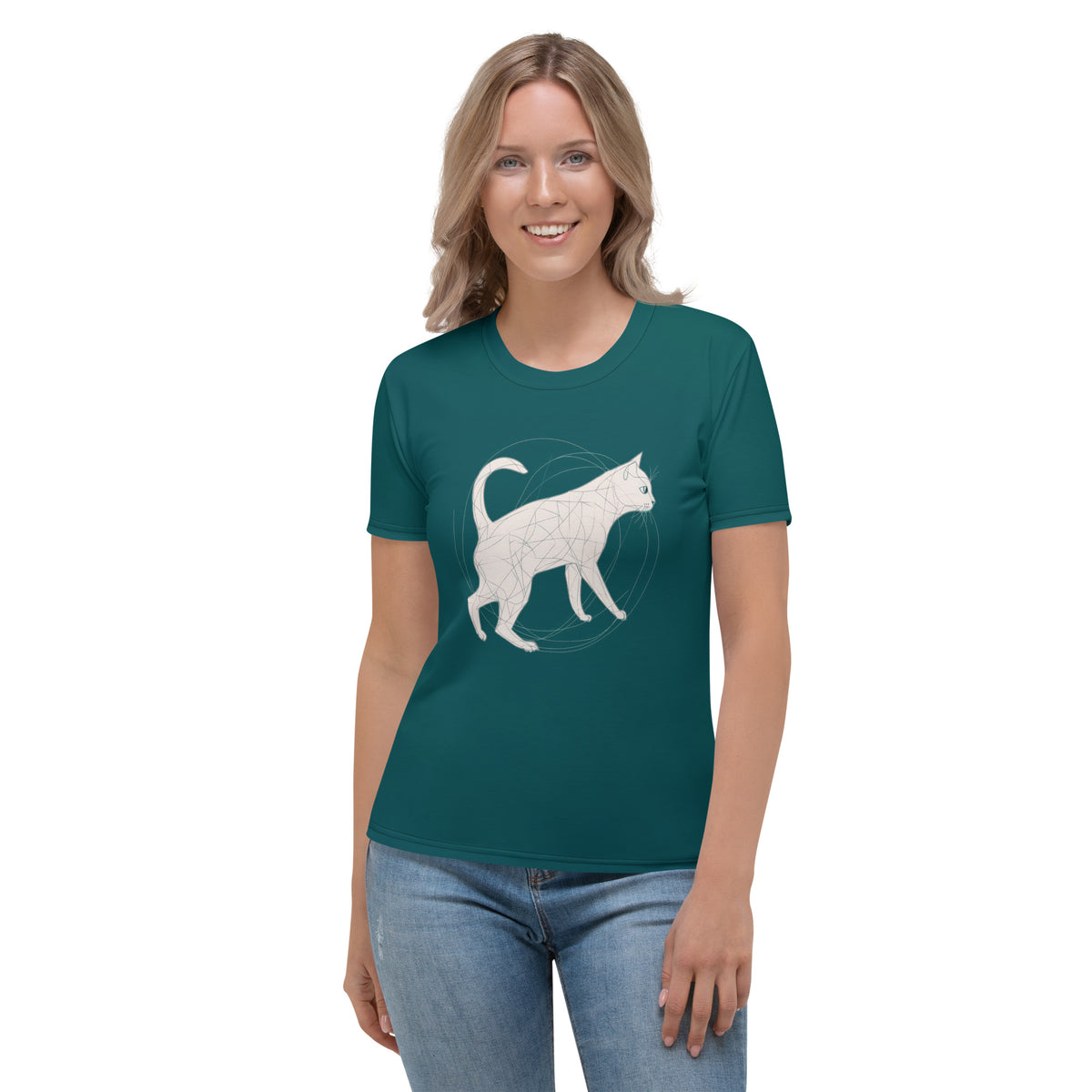 Serene Swan Soiree Crew Neck T-Shirt