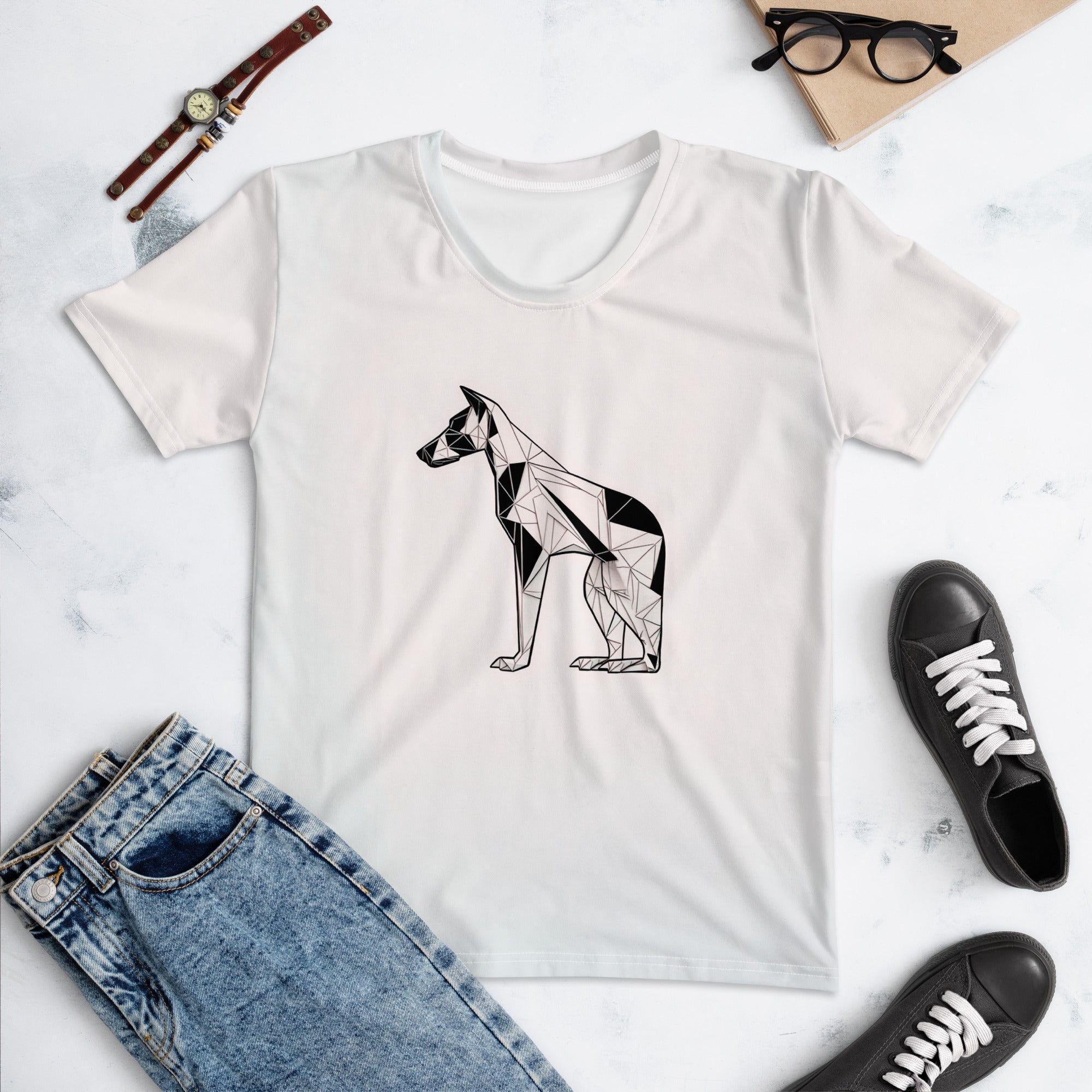 Fashionable Ferret Fantasy Women's T-Shirt