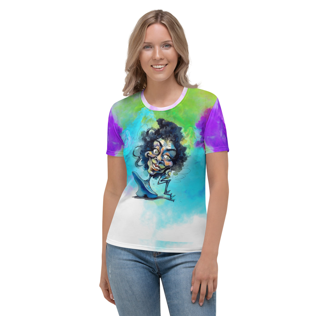 Elegant Posh Peacock Parade Women's T-Shirt