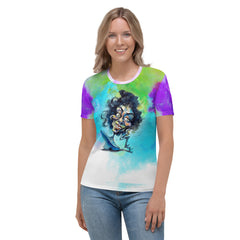 Elegant Posh Peacock Parade Women's T-Shirt