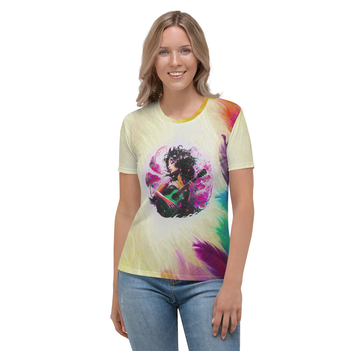 Bass Clef Blossom Blend Women's T-Shirt