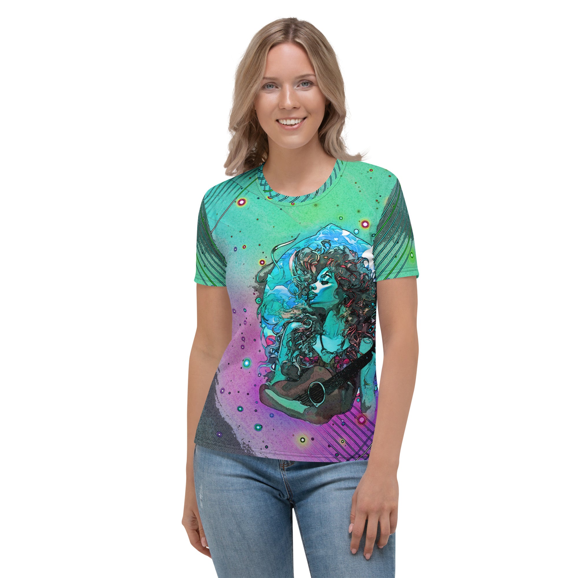 Musical Mandala Muse Women's T-Shirt