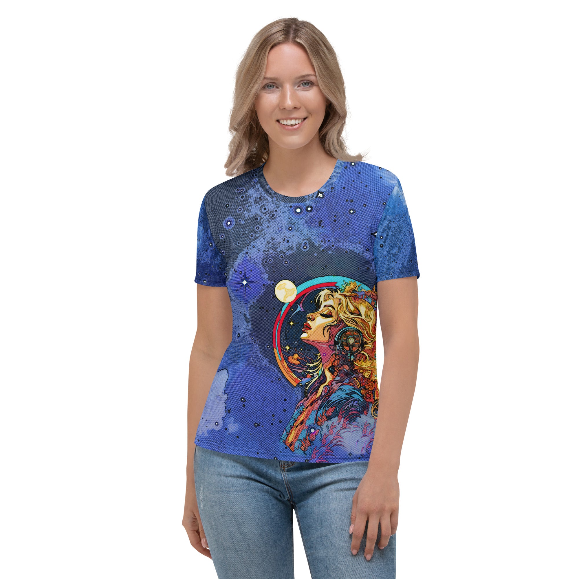 Pitched Petunia Palette Women's T-Shirt