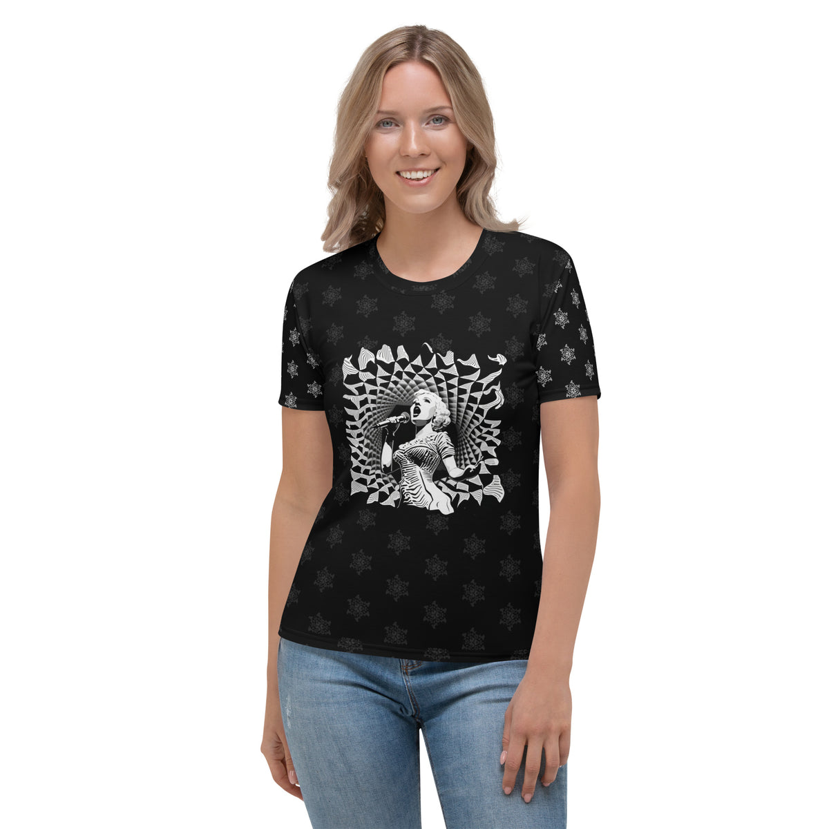 Drumbeat Diva Women's Crew Neck T-Shirt