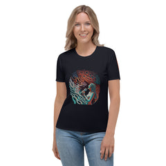 Melodic Muse All-Over Print Women's Crew Neck T-Shirt