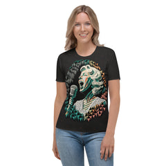 Jazz Notes Women's Crew Neck T-Shirt