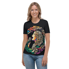 Vibrant Vocals All-Over Print Women's Crew Neck