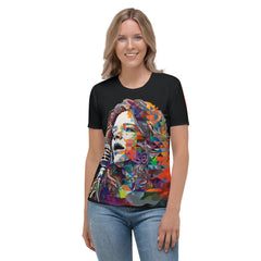 Tune In Style All-Over Print Women's Crew Neck