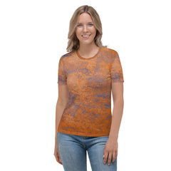 Canyon Carvings All-Over Print Women's Crew Neck