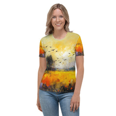 Rolling Hills Panorama Women's Crew Neck T-Shirt