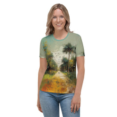 Desert Mirage Mirage All-Over Print Women's Crew Neck T-Shirt