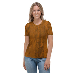 Brushed Copper Women's Crew Neck T-Shirt