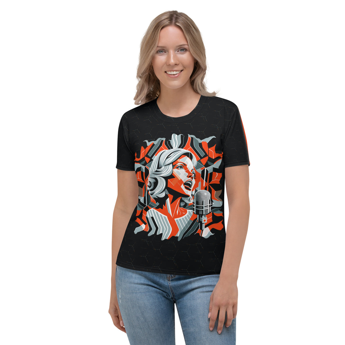 Greatest Gamer All-Over Print Women's Crew Neck T-Shirt