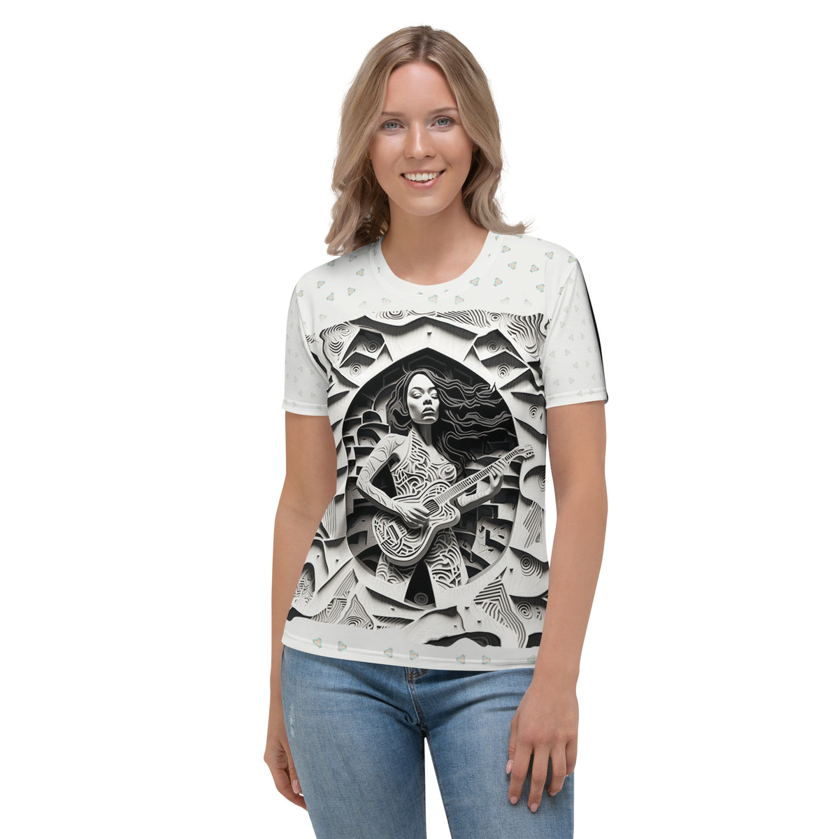 The Greatest Explorer All-Over Print Women's Crew Neck T-Shirt