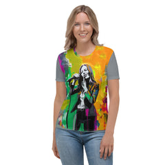 Abstract Reverie All-Over Print Women's Crew Neck T-Shirt