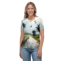 Sunset by the Sea Women's Crew Neck T-Shirt